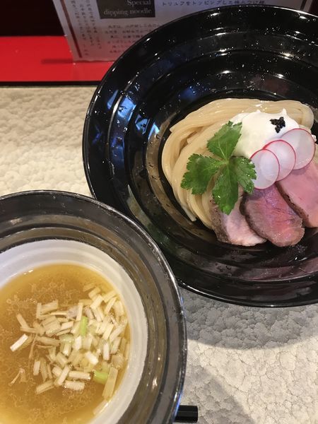 「特製つけ麺」@江戸前つけ麺 銀座 魄瑛の写真