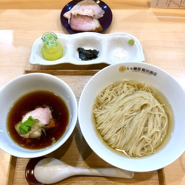 「つけ麺 (濃厚昆布鰹水出汁) 1000 ＋チャーシュー300」@飯田商店 湯河原本店の写真