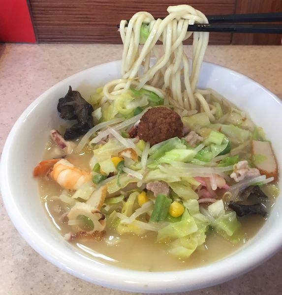「太麺チャンポン900円」@球磨の写真