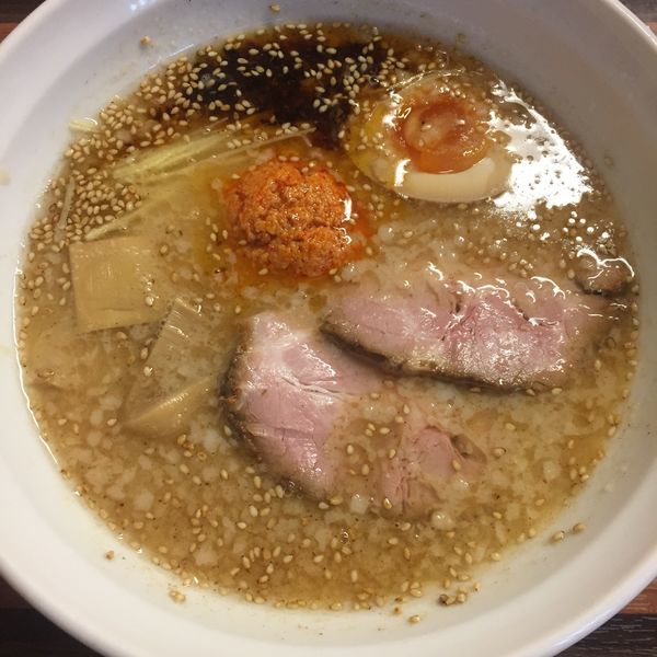 「限定 特製辛味噌らぁめん 半麺(50円引き) 900円」@めん処 倖佳の写真