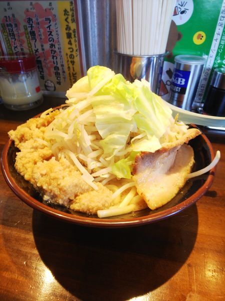 「豚そば880円(全増し)」@麺屋TAKUMI 加須店の写真