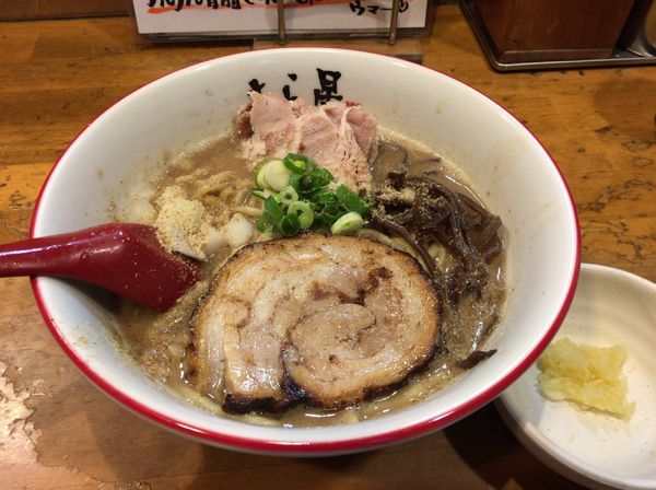 「【限定30食】2種盛りチャーシューどとんこつ(880円)」@きら星の写真