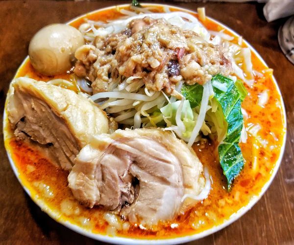 「小つけ味らーめん」@麺屋 歩夢の写真