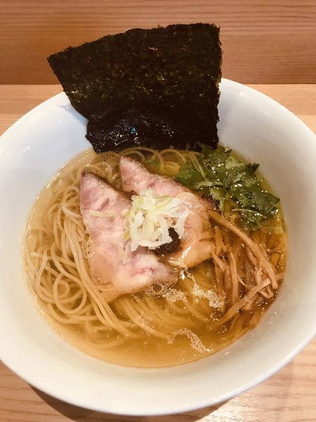 「季節の出汁そば 塩 ¥900」@Handicraft Worksの写真