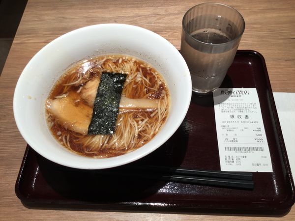 「中華そば(¥500)」@カドヤ食堂 阪神梅田店の写真