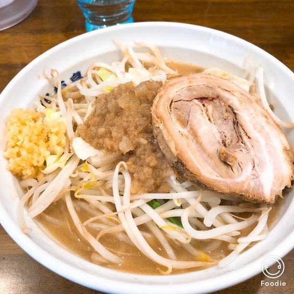 「ラーメン ニンニクみぞれ増し」@爆麺亭 所沢店の写真