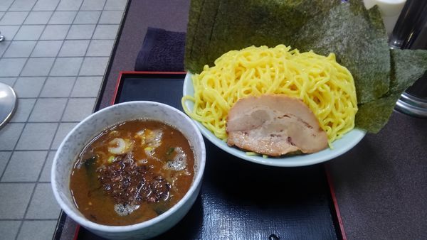「つけ麺（３玉）のり」@とんこつラーメン松平 六浦店の写真