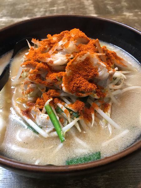 「火炎納豆ラーメン」@柳家 矢巾店の写真