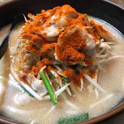 火炎納豆ラーメン