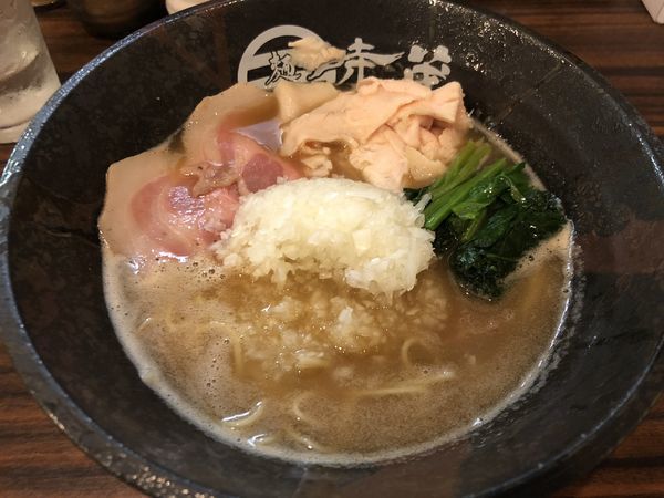 「鶏白湯・醤油（850円）」@麺屋時茂 スカイツリー店の写真