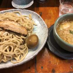 紫つけ麺・大盛+味玉・トッピング無料券（780+0円）