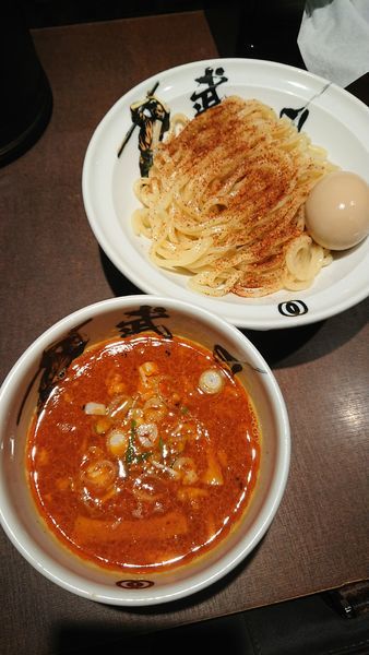 「味玉チリ辛つけめん」@麺屋武蔵 武仁の写真
