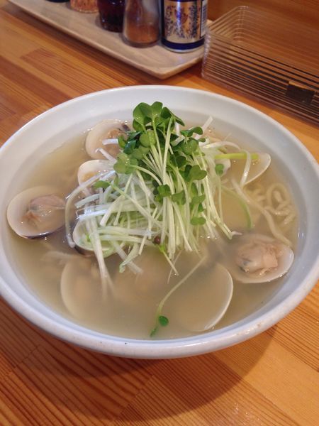「極上はまぐり潮麺 850円」@店内製麺 さくらの写真