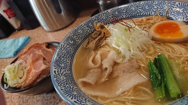 「牡蠣の塩そば」@麺処 かつ善の写真