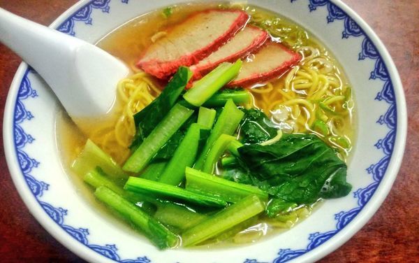 「叉焼麺・炒飯セット」@牡丹飯店の写真