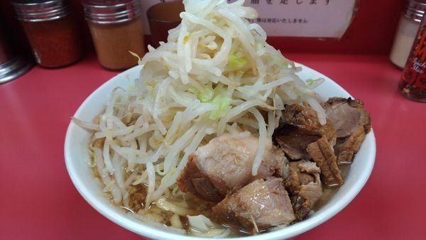 「小ラーメン豚増し」@ラーメン二郎 小岩店の写真