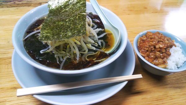 「スペシャルらーめん+ライスＳＳ」@ラーメンショップ さつまっ子 スペシャル21の写真