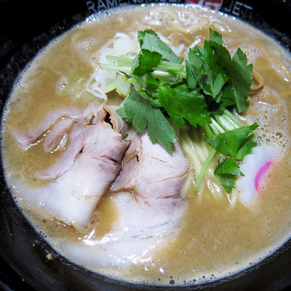 「鶏煮込みそば 780円」@ラーメン人生 JET 福島本店の写真