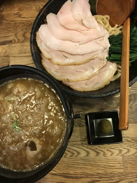 「濃厚鶏白湯つけ麺」@麺屋時茂の写真