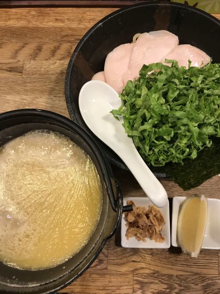 「鶏白湯塩つけ麺」@麺屋時茂の写真