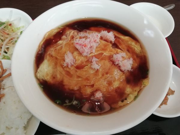 「天津麺（カニ入り）」@健康中華庵 青蓮 新川崎三井ビルディング店の写真