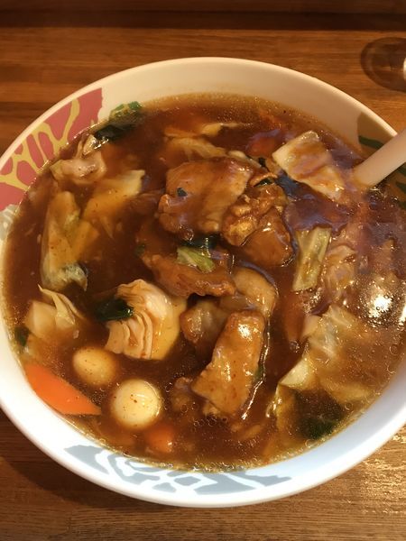 「肉スタミナウマニメン+大盛（¥730+¥50）」@ラーメン 現代の写真