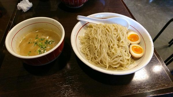 「味玉味噌つけ麺」@拉麺 阿修羅 船橋本店の写真