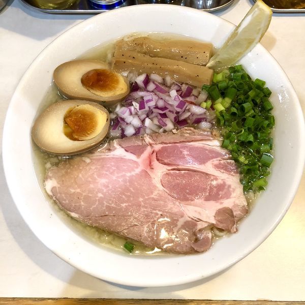 「【限定G】冷やし煮干塩そば ￥850」@麺屋 扇 SENの写真