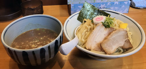 「本日の煮干しつけ麺 大盛」@蕾 煮干 分家の写真