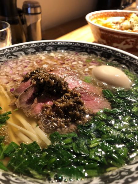 「komachiコラボ 牛そば」@麺肴 ひづきの写真