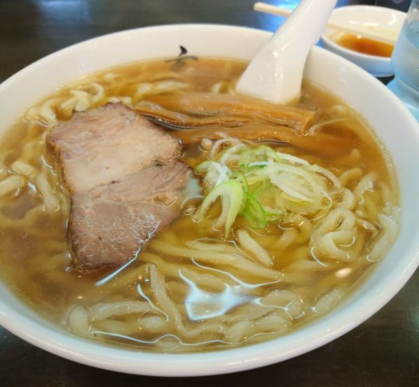 「手打らーめん 餃子３個」@手打らーめん 玄の写真