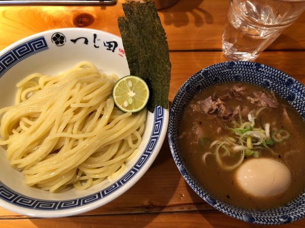 「濃厚崩し豚つけ麺」@つじ田 飯田橋店の写真