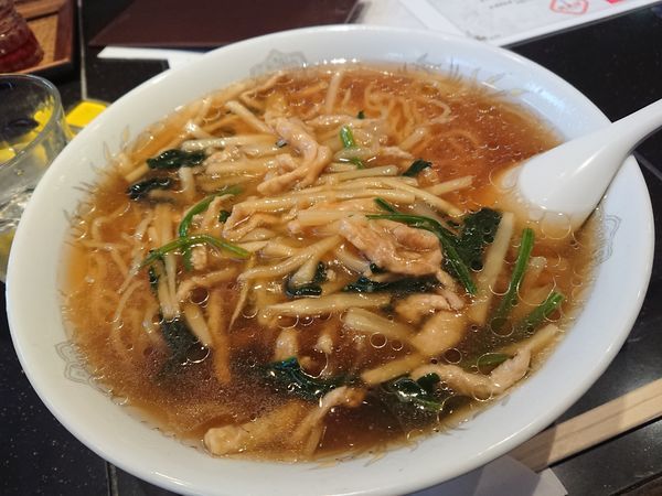 「肉絲湯麺 770円」@龍鳳閣の写真