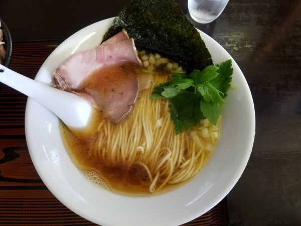 「煮干そば（黒）800円」@と多゛食堂の写真