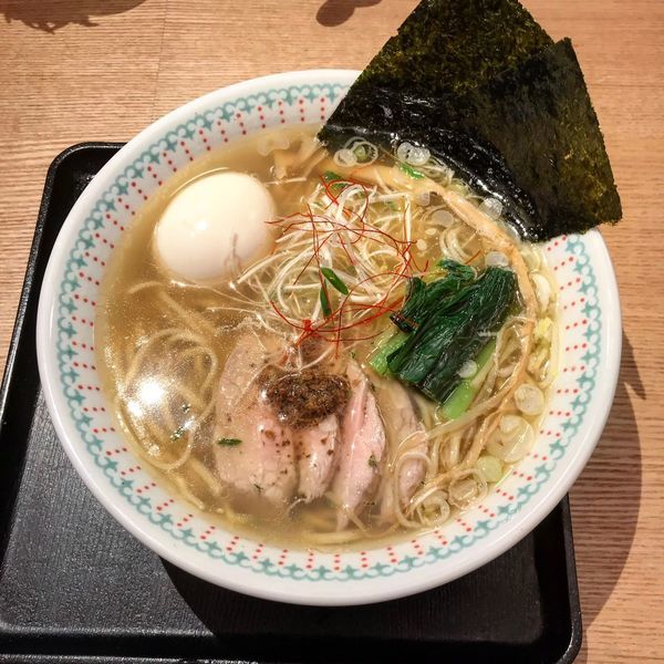 「味玉塩そば」@中華そば 勝本の写真