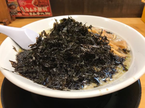 「岩のりラーメン  770円」@ラーメンショップ椿 玉川店の写真