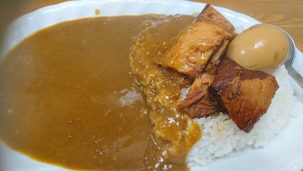 「豚角煮カレー（なぜか６８０円）」@ジャン・カレー 末広町店の写真