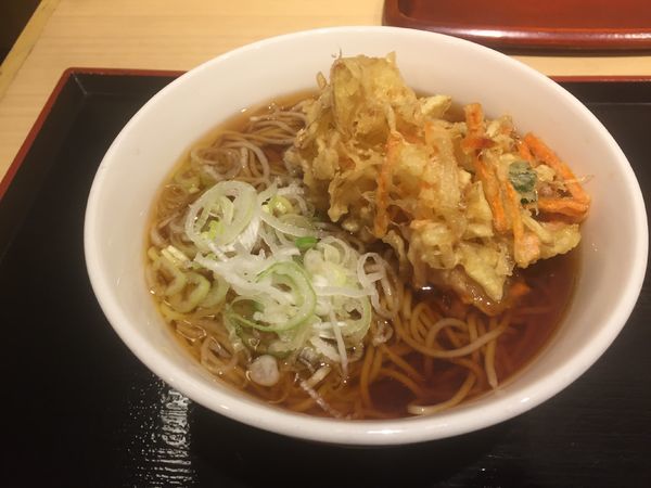 「かき揚げそば¥420」@いろり庵きらく 北浦和店の写真