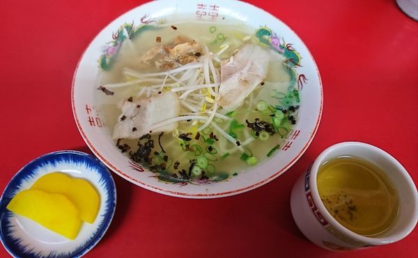 「らーめん(中)400円」@のり一ラーメンの写真