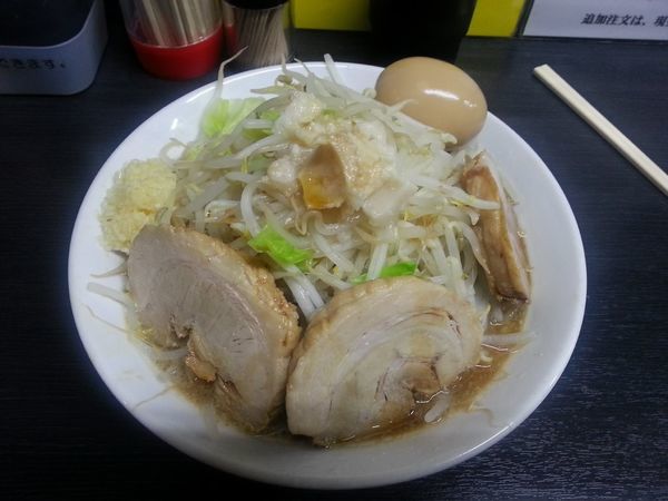 「ラーメン 並 +豚増し 全増し」@ハングリーピッグの写真