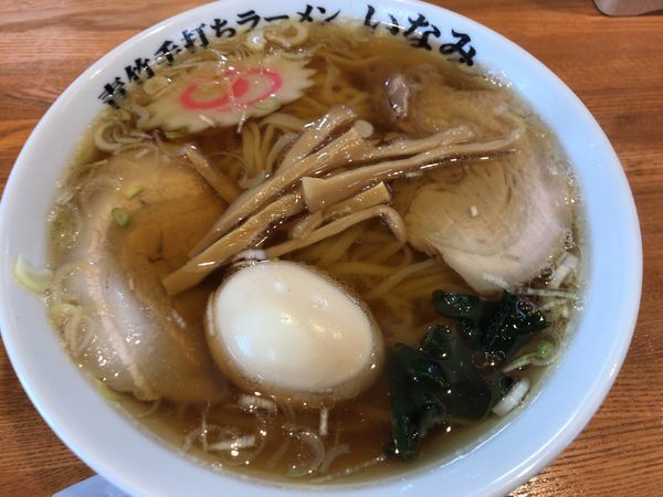 「ラーメン650円+味玉100円」@青竹手打ちラーメン いなみの写真