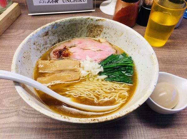 「【限定】秋刀魚中華そば＋味玉」@東大和ラーメン大冬樹Season2の写真