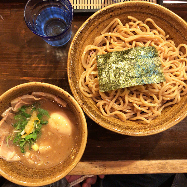 「ベジポタつけ麺＋肉増し・味玉（胚芽麺/大盛）」@つけ麺 えん寺 吉祥寺総本店の写真