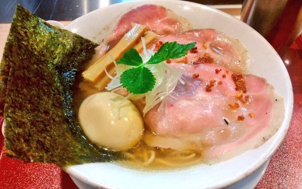 「特製金色貝そば」@燃えよ麺助の写真