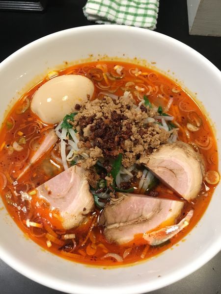 「唐辛子ラーメン」@ら〜めん 晴々の写真