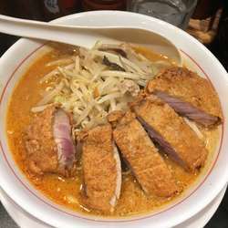 豚カツラーメン