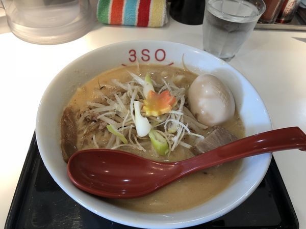 「3SOラーメン(L) 味玉」@RA-MEN 3SOの写真