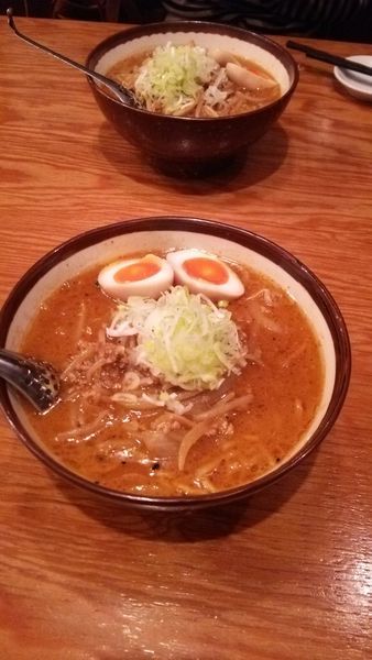 「札幌味噌らーめん＋味玉」@横浜らーめん 吉田家の写真