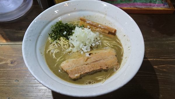 「濃厚煮干ラーメン(800円)和え玉(200円)お茶漬けセット(2」@ラーメン屋ジョンの写真
