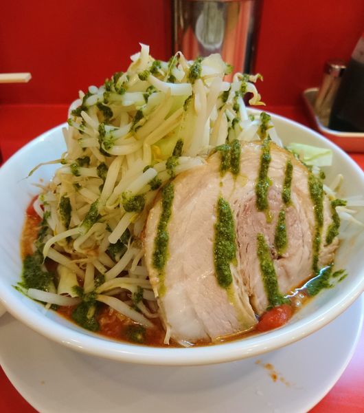 「トマトラーメン ３００g 普通」@自家製麺 ダイサンの写真